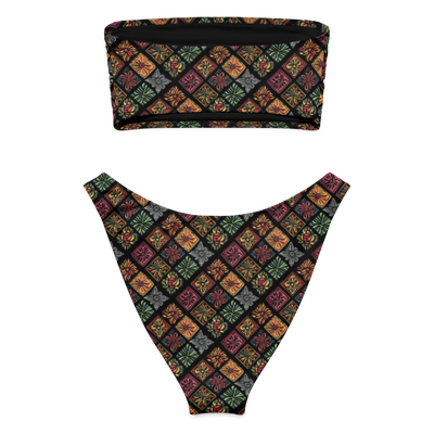 Flower Patch Bandeau Bikini