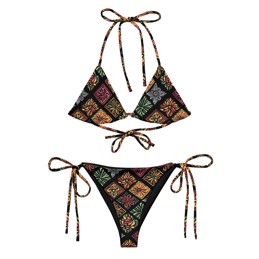 Flower Patch String Bikini