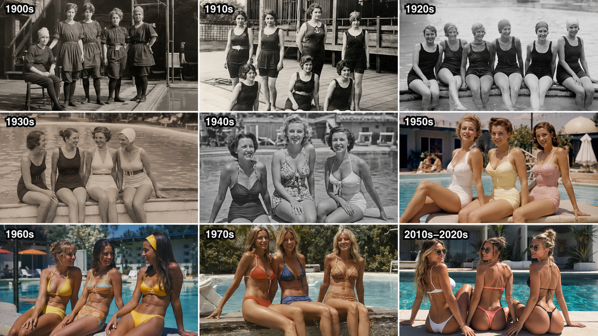 The Evolution of Swimwear: Less Coverage, More Expression