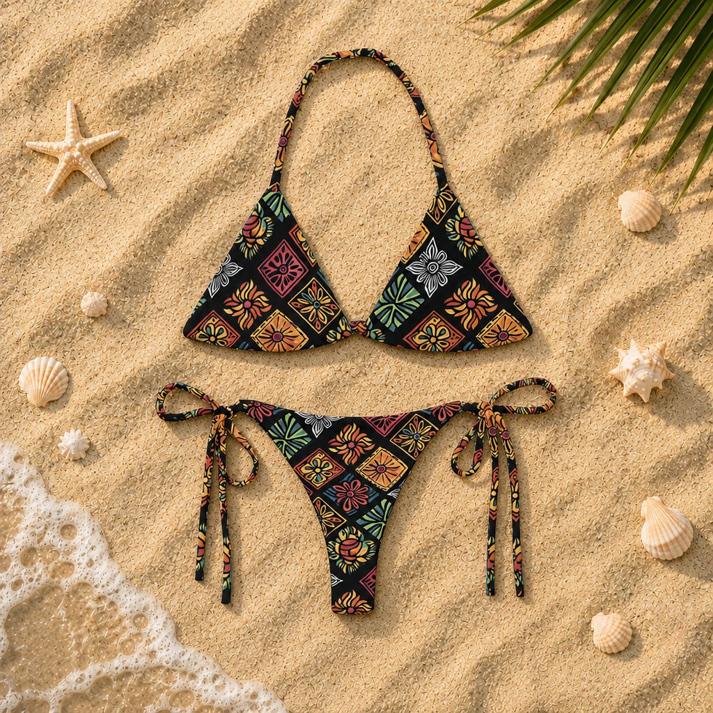 Flower Patch String Bikini