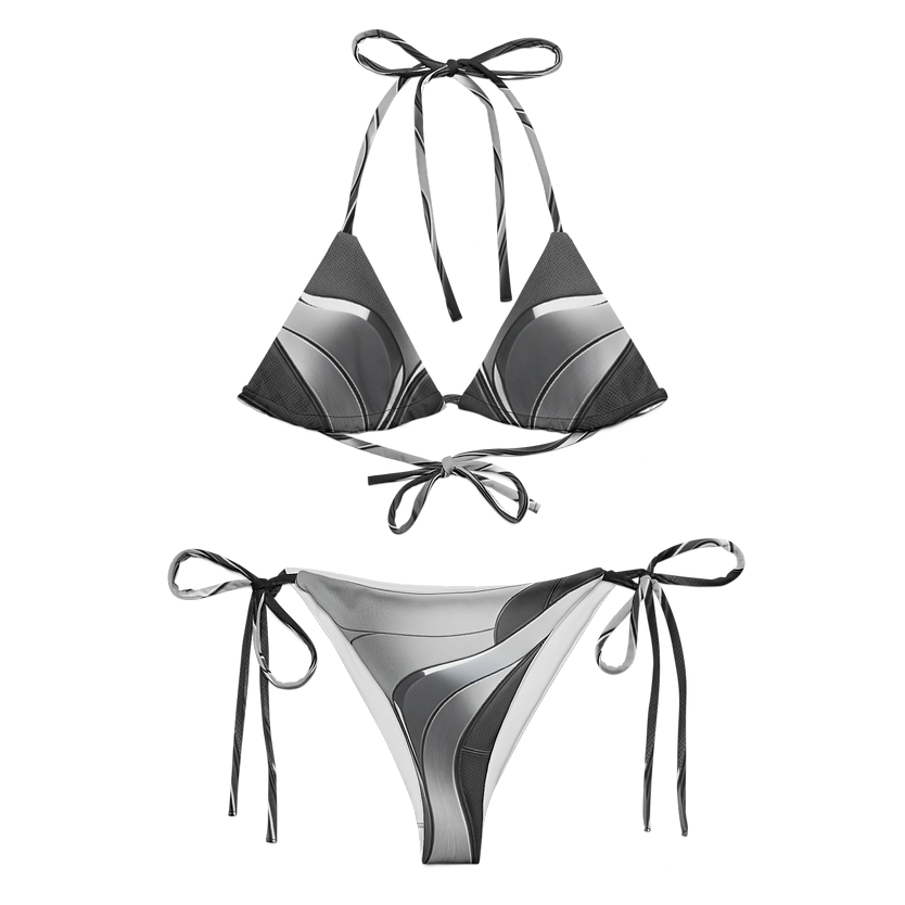 Steel Illusion String Bikini